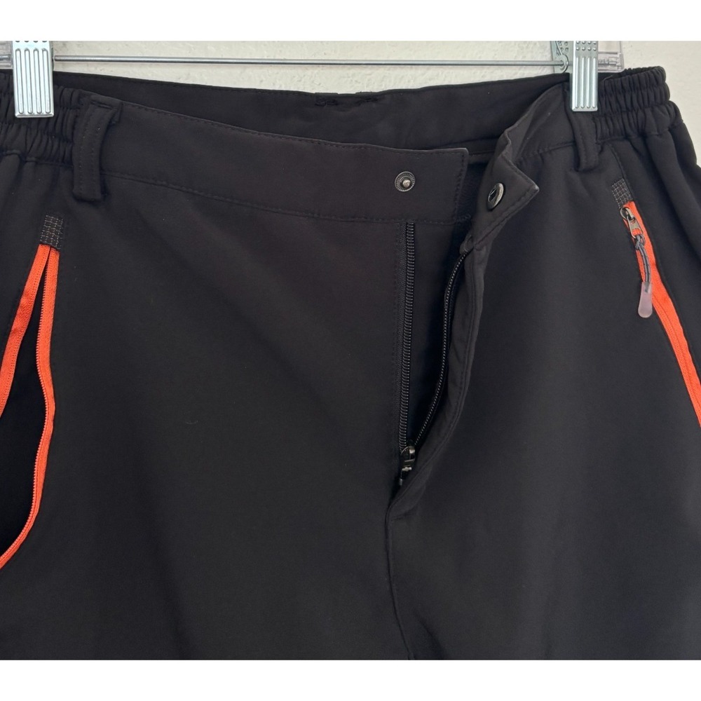 Windstopper Pants XL Black Abrasion Knee Gorpcore Mountain Biking Alpine Trail - Picture 6 of 16